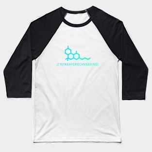 THC Molecule Baseball T-Shirt